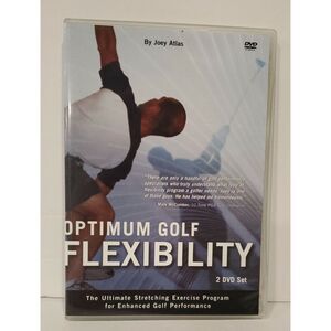 Joey Atlas Optimum Golf Flexibility 2 DVD Set Stretching Exercise /Sports